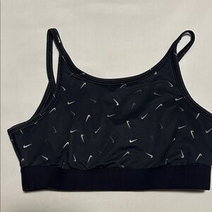 Nike Black and White Sports Bra